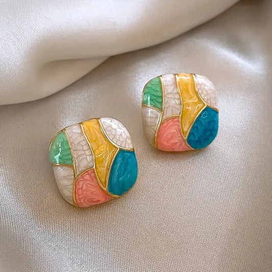 Vintage Geometric Earrings