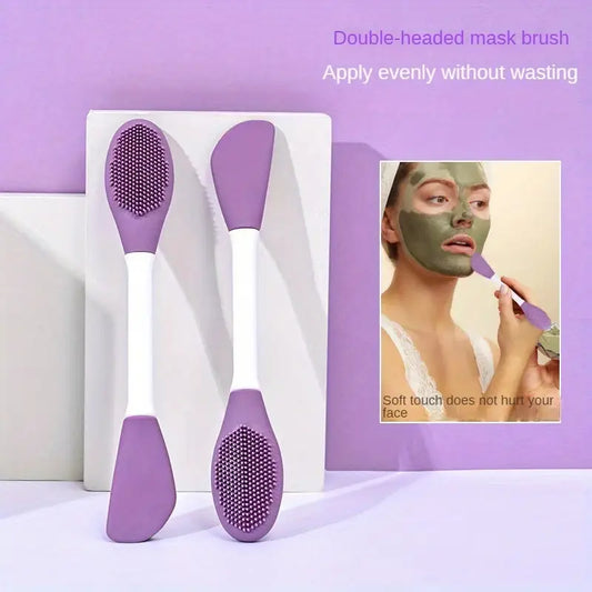 Silicone Facial Brush with 2 Heads